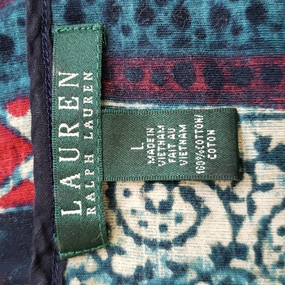 Ralph Lauren Cotton Top Size L - Picture 5 of 5